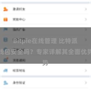 Bitpie在线管理 比特派钱包安全吗？专家详解其全面优势