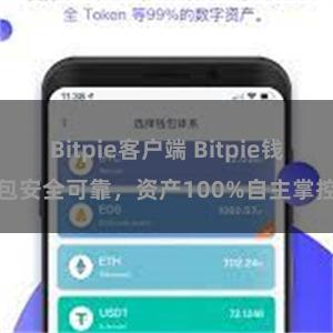 Bitpie客户端 Bitpie钱包安全可靠，资产100%自主掌控