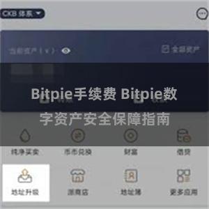 Bitpie手续费 Bitpie数字资产安全保障指南