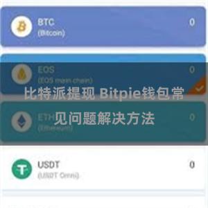 比特派提现 Bitpie钱包常见问题解决方法