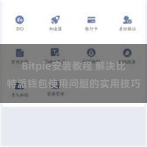 Bitpie安装教程 解决比特派钱包使用问题的实用技巧