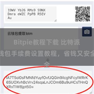 Bitpie教程下载 比特派钱包手续费设置教程，省钱又安全